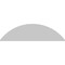 Ekena Millwork Segment Arch 3 Spoke Architectural Grade PVC Pediment, 64"W x 17"H x 2"P PEDPS064X170SEG03 - alternate 4